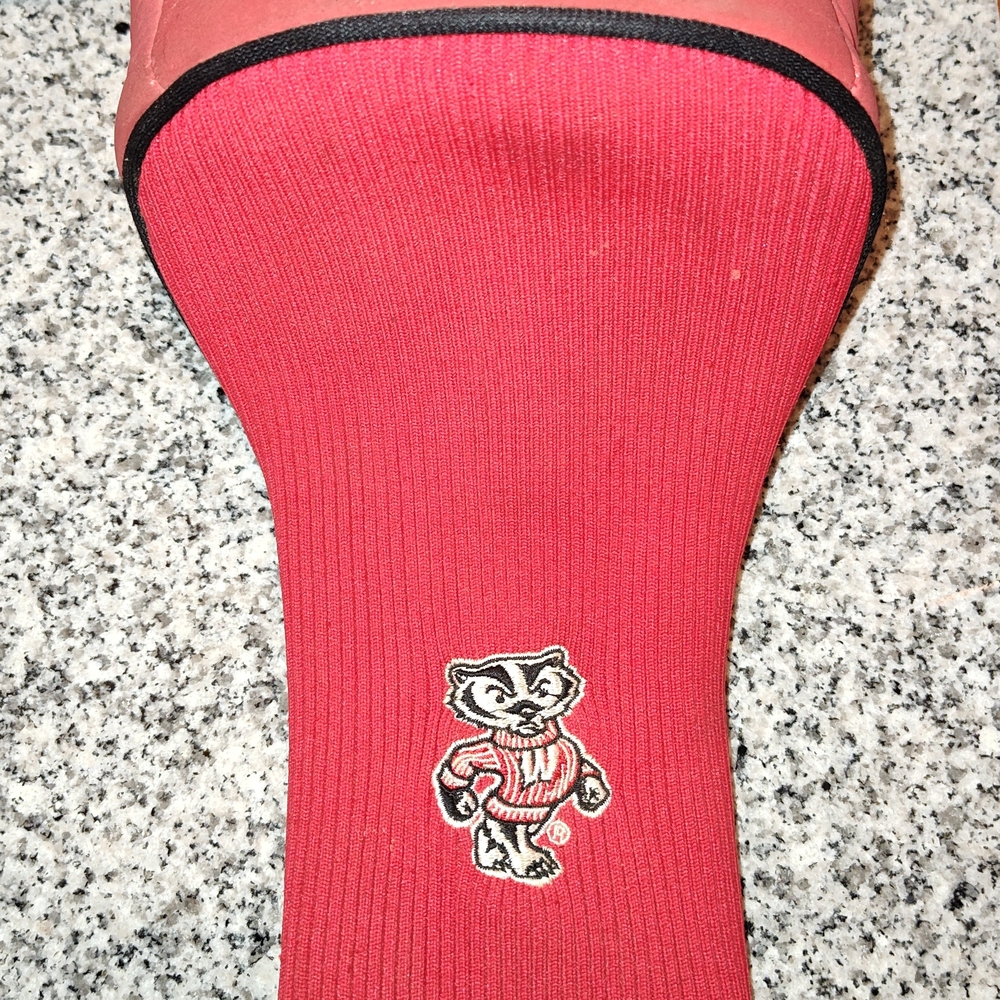 Wisconsin Badgers NCAA Golf Contour Head Covers #1 Driver.
